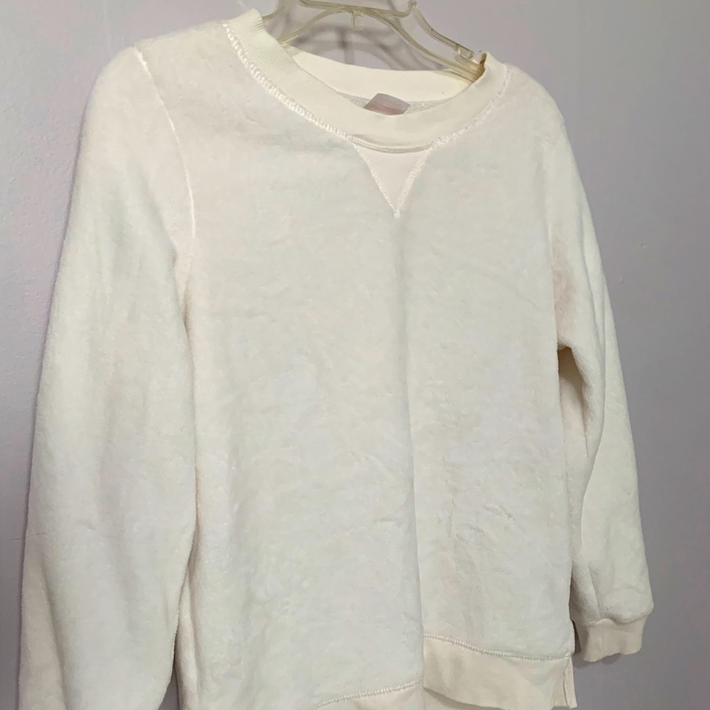 White Fuzzy Sweater